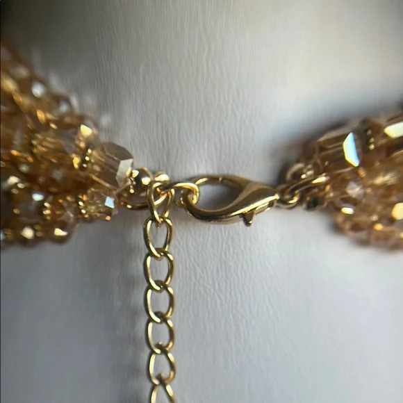 Christian Siriano Gold Statement Necklace - Picture 4 of 9